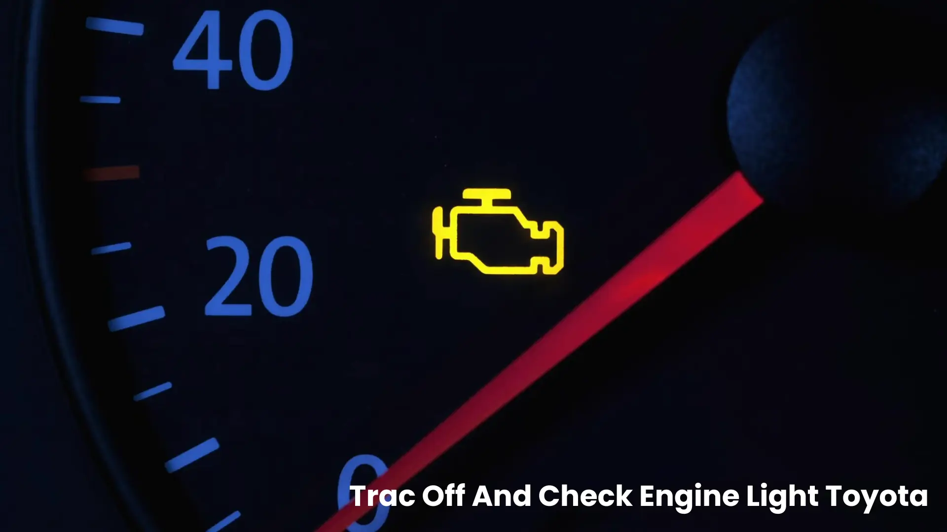 Trac Off And Check Engine Light Toyota Meaning Causes Fix