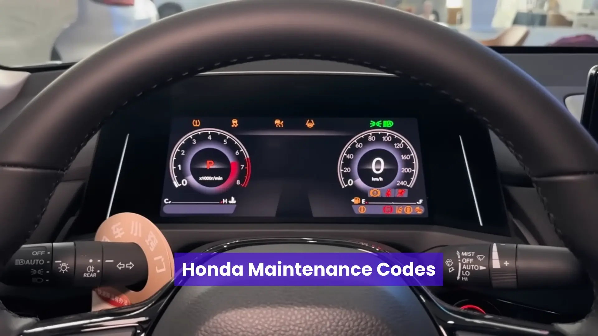 Honda Maintenance Codes: Extensive Guide [SincereMechanic]