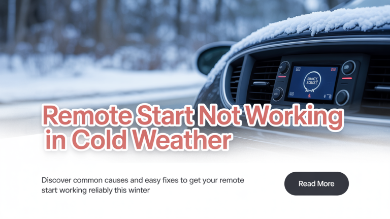 Remote Start Not Working in Cold Weather – Causes & Fixes 5 Remote Start Not Working in Cold Weather